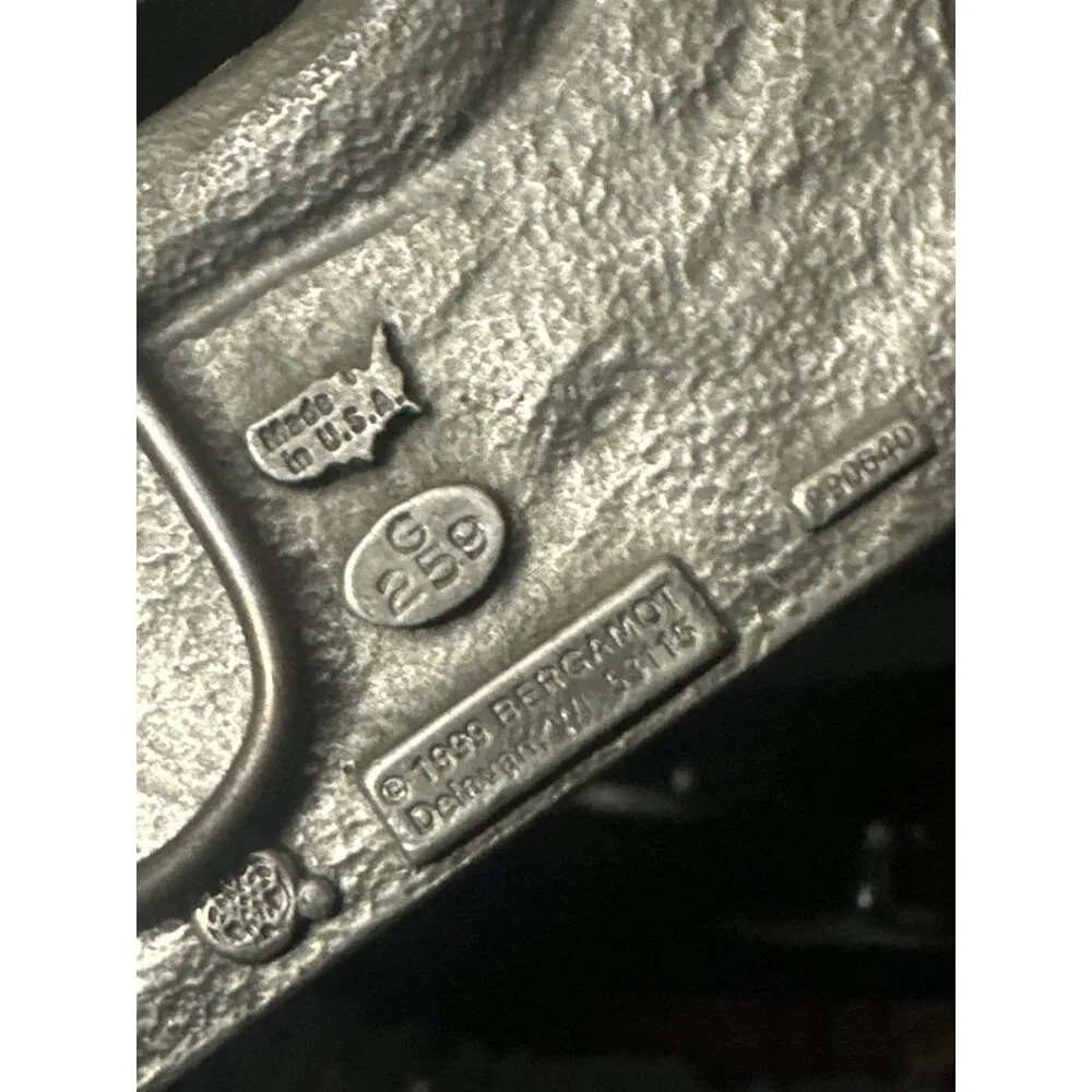 Got Beer? Vintage‎ Bergamot Belt Buckle G259 Made In USA